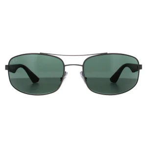 Ray-Ban Sunglasses 3527 029/71 Matt Gunmetal Grey Green