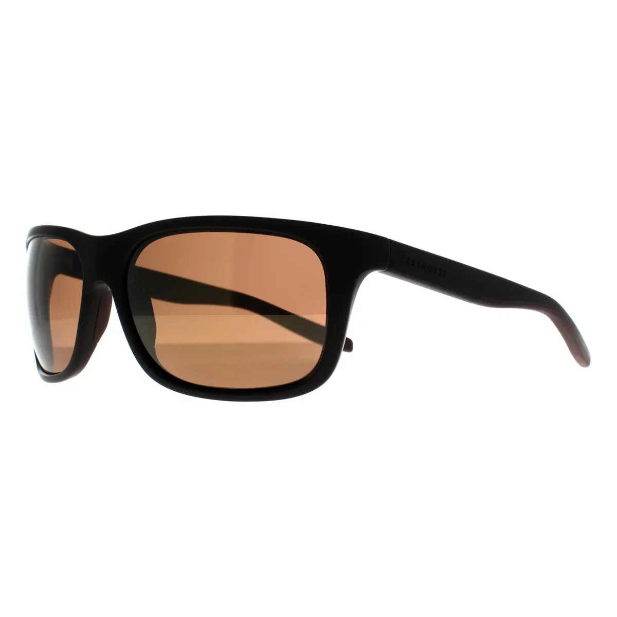 Serengeti Sunglasses Ettore 8688 Sanded Brown Mineral Polarized Drivers Gold - Image 3