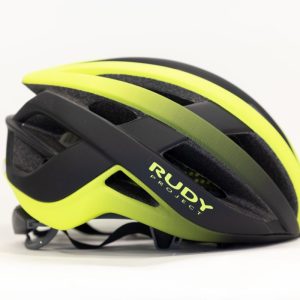 CAPACETE RUDY PROJECT VENGER AMARELO FLUO/PRETO (L)