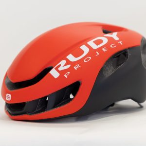 CAPACETE RUDY PROJECT NYTRON VERMELHO/PRETO (S/M)