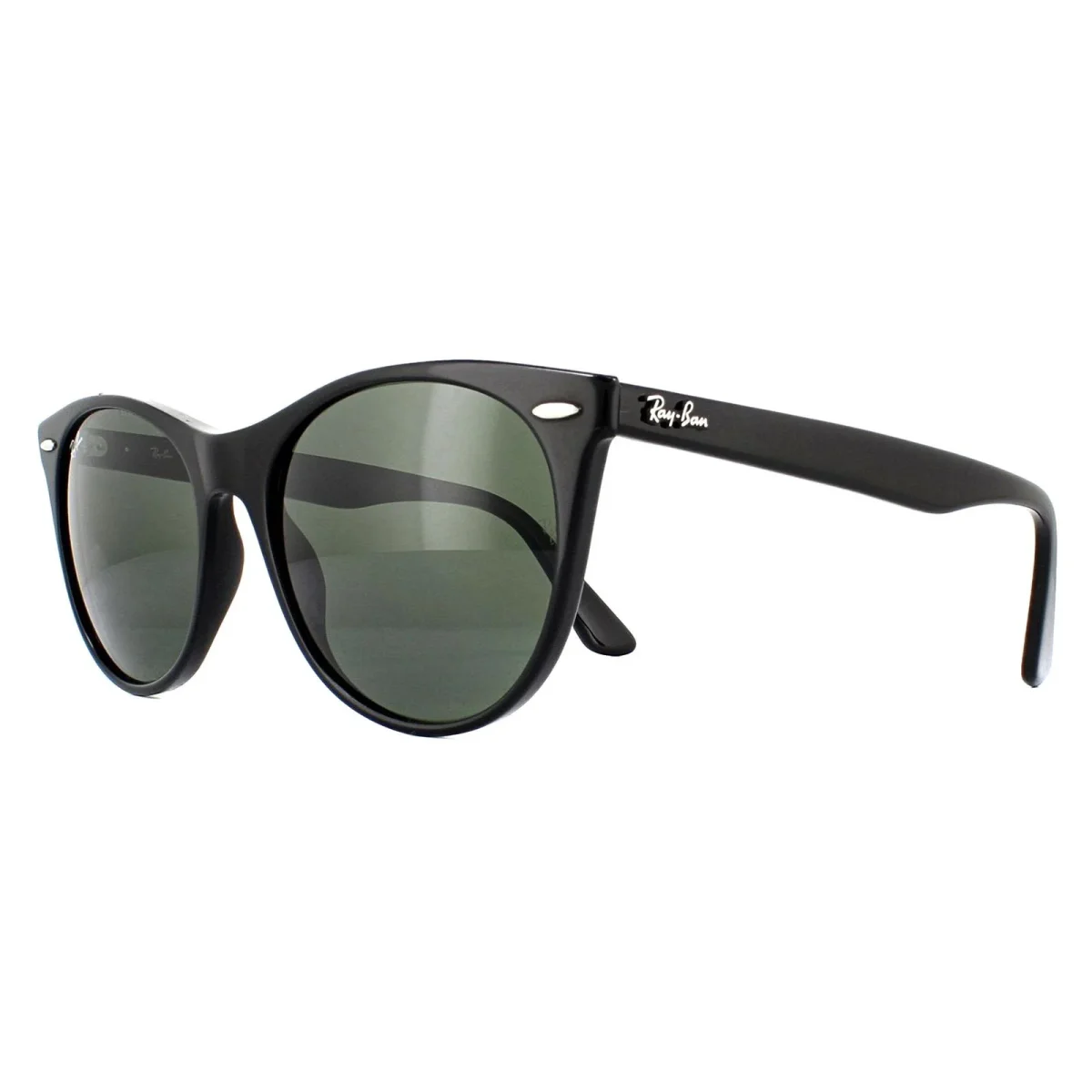 Ray-Ban Sunglasses Wayfarer II RB2185 901/31 Black Green - Image 3