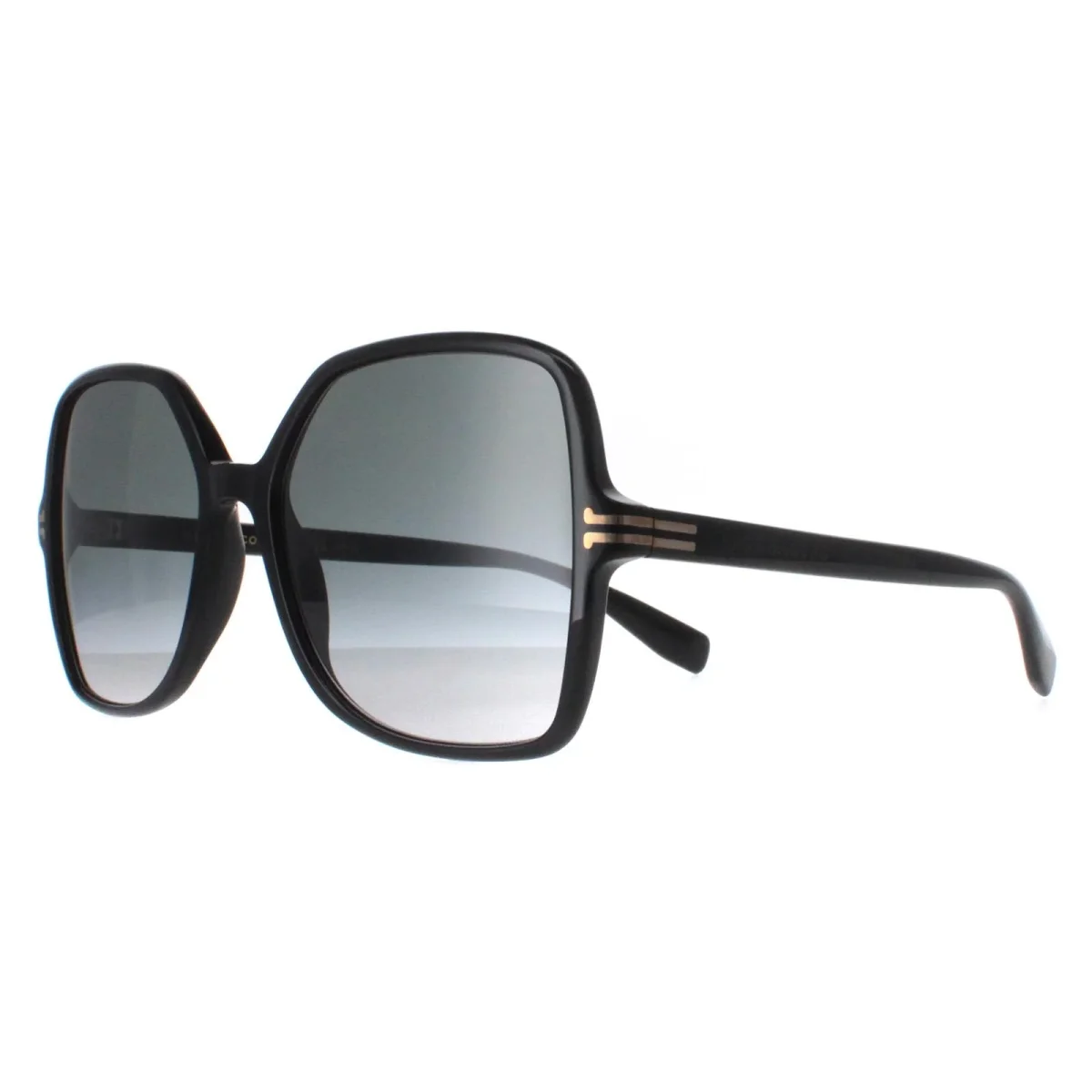 Marc Jacobs Sunglasses MJ 1105/S 807 9O Shiny Black Dark Grey Gradient - Image 3