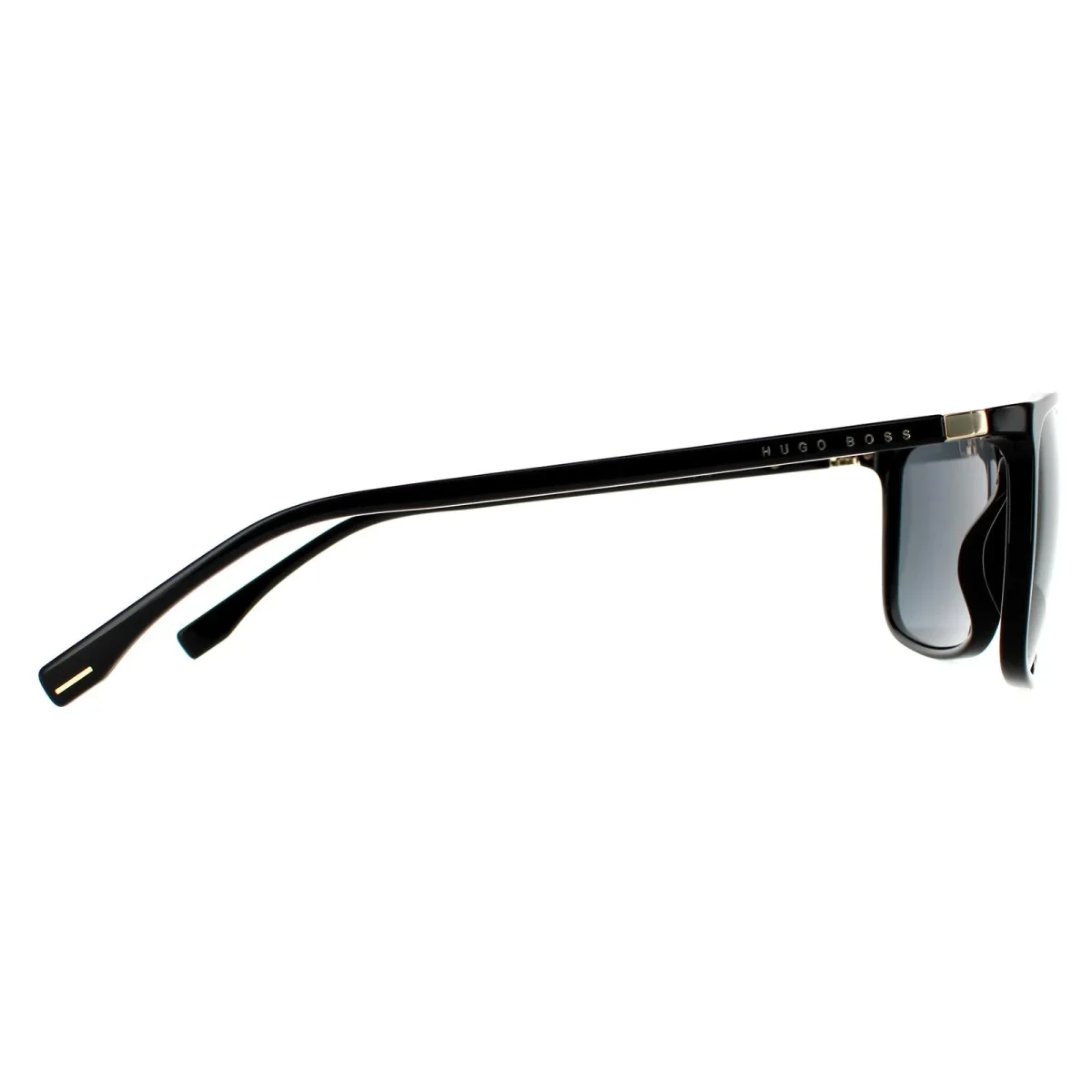Hugo Boss Sunglasses BOSS 0665/S/IT 2M2 IR Black Gold Grey - Image 5