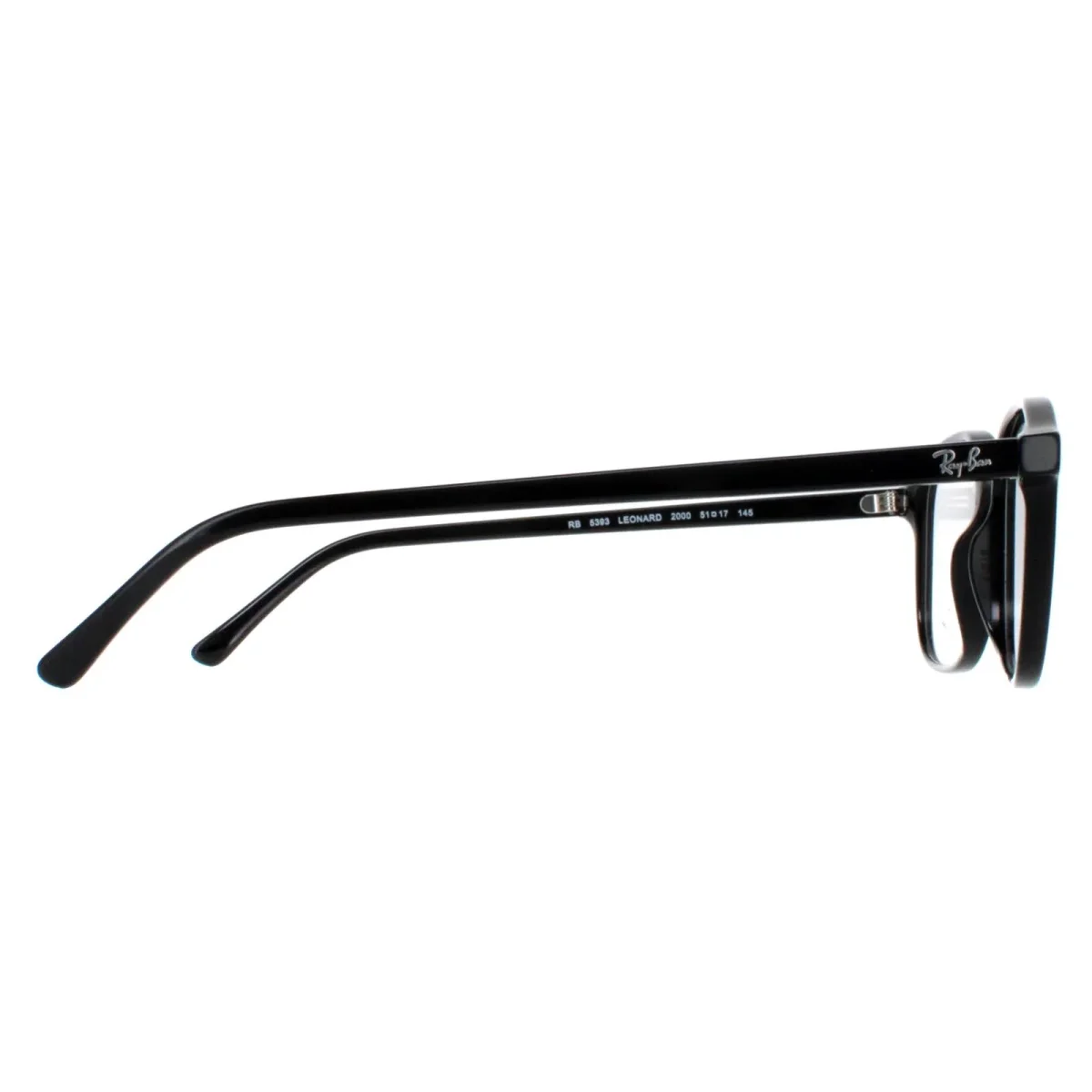 Ray-Ban Glasses Frames RX5393 Leonard 2000 Black Men Women - Image 5