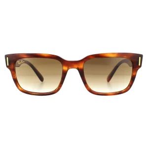 Ray-Ban Sunglasses Jeffrey RB2190 954/51 Striped Havana Clear Brown Gradient