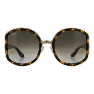 Salvatore Ferragamo Sunglasses SF719S 238 Dark Tortoise Brown Gradient