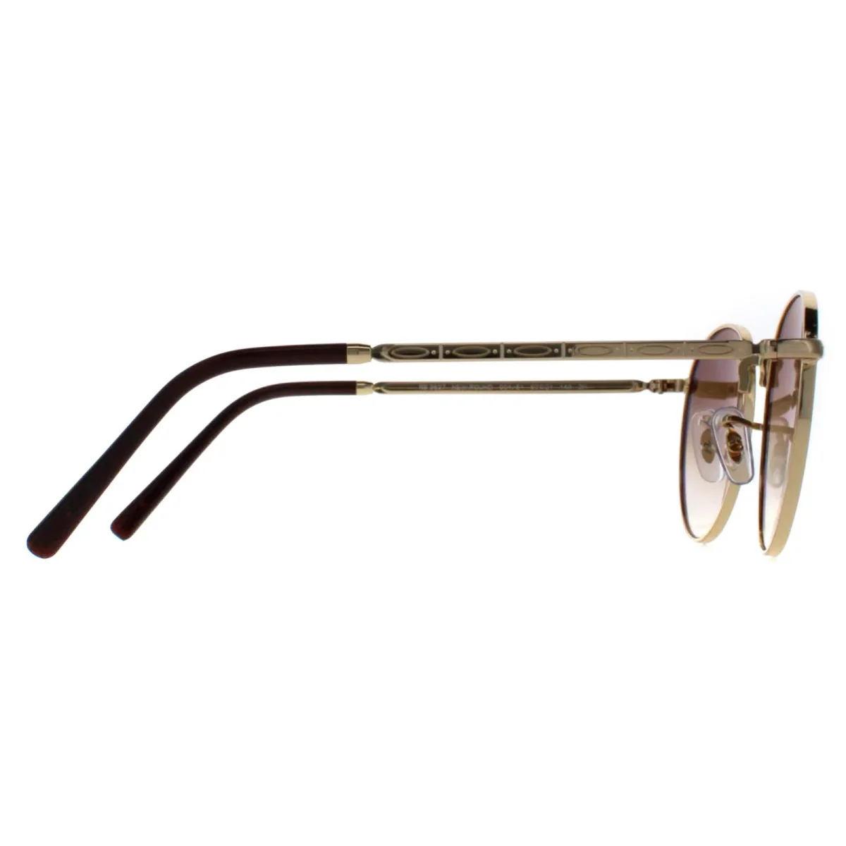 Ray-Ban Sunglasses RB3637 New Round 001/51 Gold Brown Gradient - Image 5