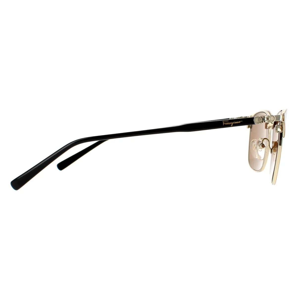 Salvatore Ferragamo Sunglasses SF180S 271 Havana Shiny Gold With Black Brown - Image 5