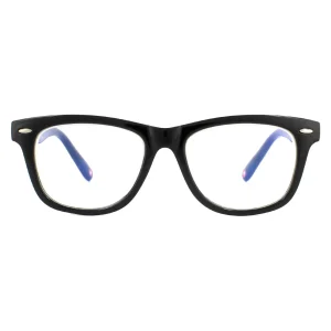 Montana Glasses Frames KBLF1 1 Black Kids Blue Light Block