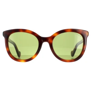 Moncler Sunglasses ML0119 52N Dark Havana  Green
