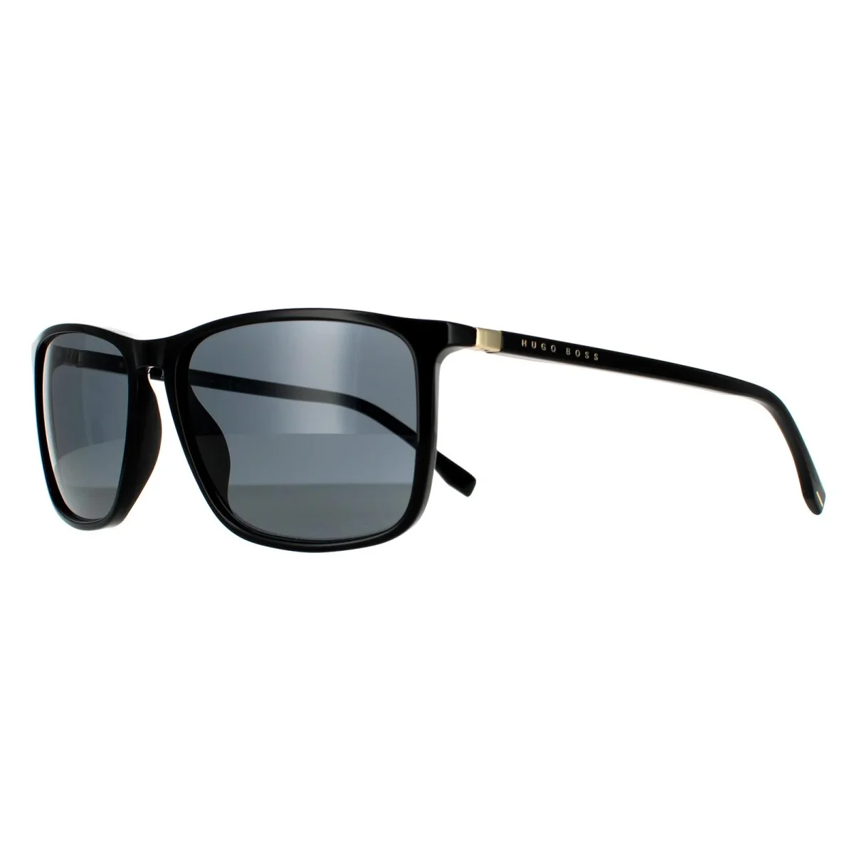 Hugo Boss Sunglasses BOSS 0665/S/IT 2M2 IR Black Gold Grey - Image 3