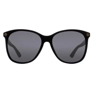 Gucci Sunglasses GG0024S 001 Black Grey