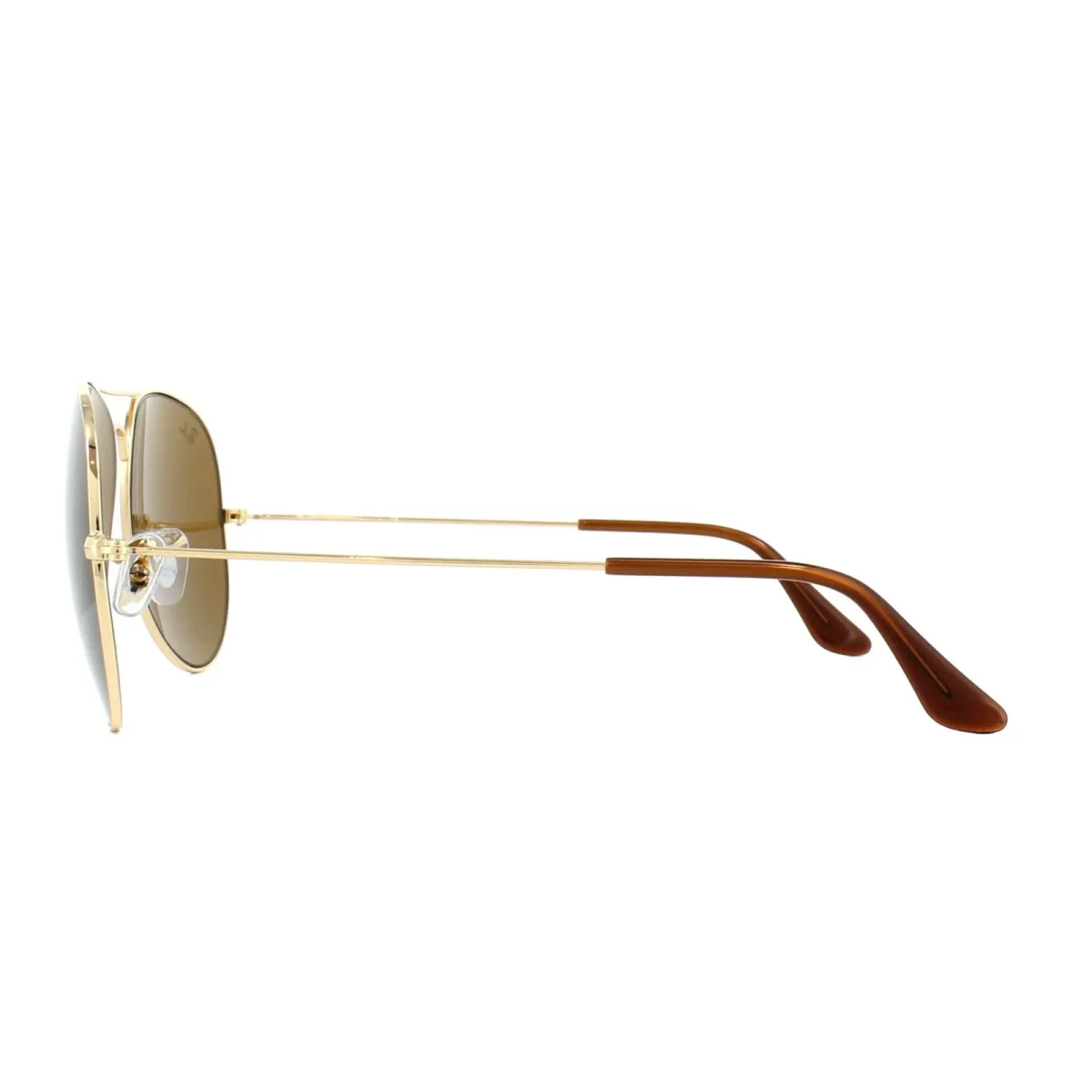 Ray-Ban Sunglasses Aviator 3025 001/33 Gold Brown 62mm - Image 4