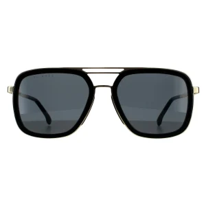 Hugo Boss Sunglasses BOSS 1235/S 807 IR Black Gold Grey
