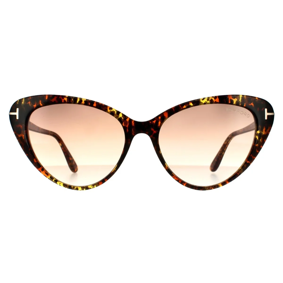 Tom Ford Sunglasses Harlow FT0869 52F Dark Havana Brown Gradient - Image 2
