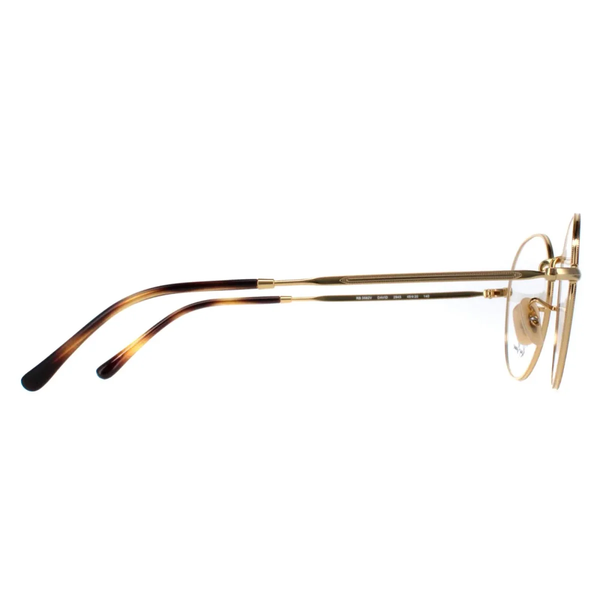 Ray-Ban Glasses Frames RX3582V David 2945 Havana on Gold Men Women - Image 5