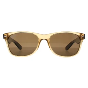 Ray-Ban Sunglasses New Wayfarer 2132 945/57 Honey Crystal Brown Polarized 55mm