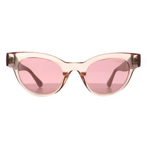 Skechers Sunglasses SE6100 72S Crystal Pink Pink Polarized