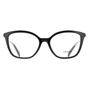 Prada Glasses Frames PR02ZV 1AB1O1 Black Women