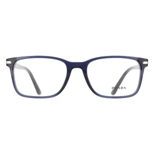 Prada Glasses Frames PR14WV 08Q1O1 Blue Crystal Men
