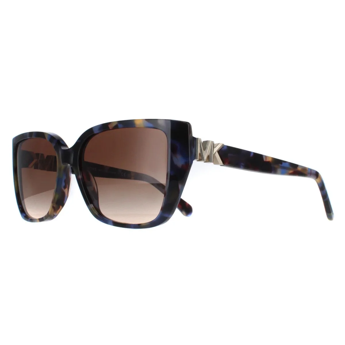 Michael Kors Sunglasses MK2199 Acadia 395213 Bright Blue Tortoise Brown Gradient - Image 3