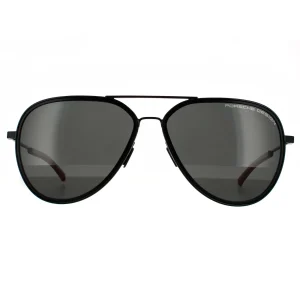 Porsche Design Sunglasses P8691 A Black Grey Polarized