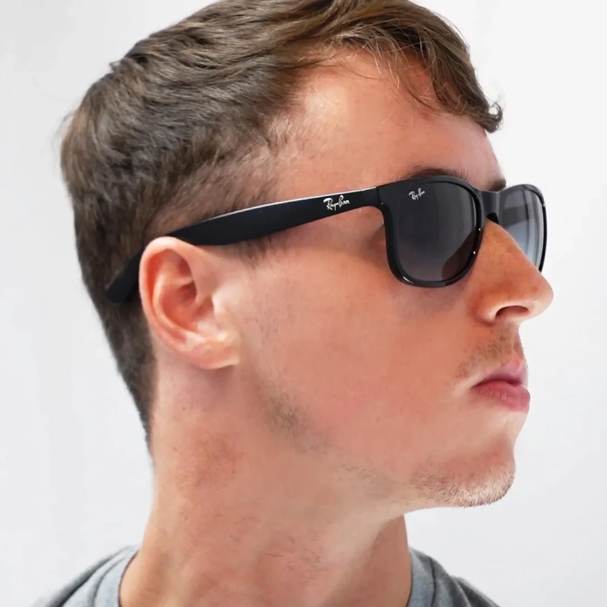 Ray-Ban Sunglasses Andy 4202 607313 Matt Brown Brown Gradient - Image 7