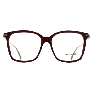 Salvatore Ferragamo Glasses Frames SF2992 612 Transparent Burgundy Women