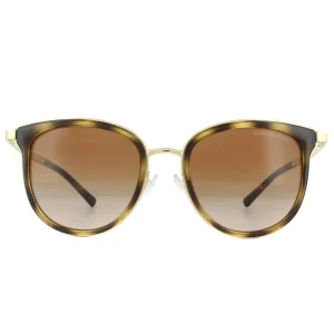 Michael Kors Sunglasses Adrianna 1 1010 110113 Dark Tortoise Gold Brown Gradient