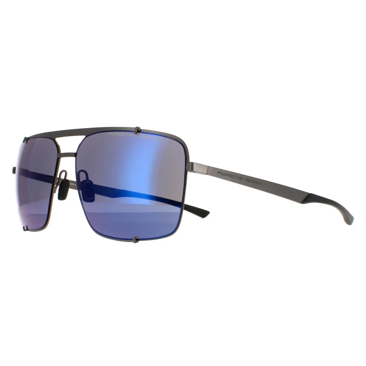 Porsche Design Sunglasses P8919 D Gunmetal Black Strong Dark Blue Mirror - Image 3