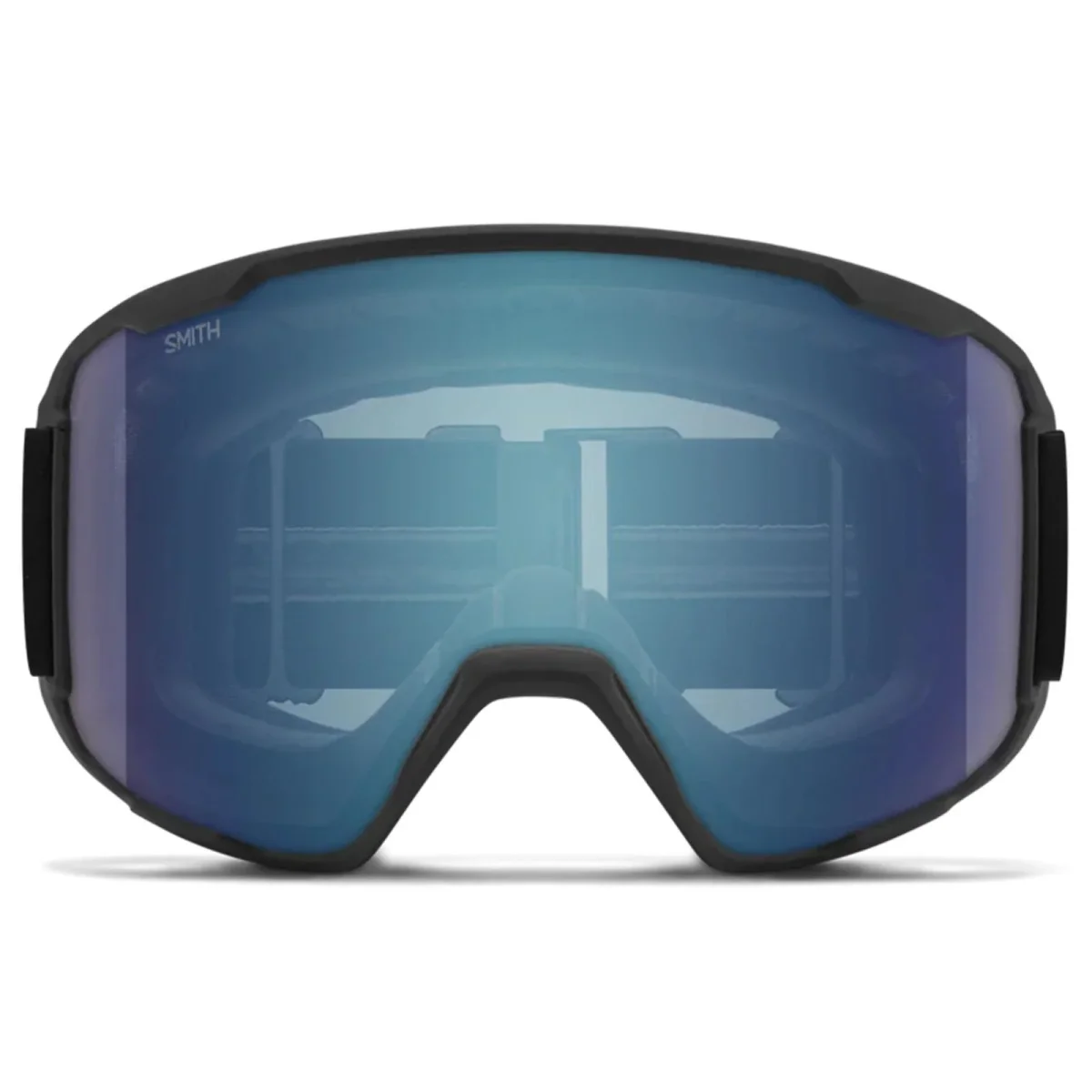 Smith Ski Goggles Preview 0JX 4B Black ChromaPop Everyday Blue Mirror - Image 3