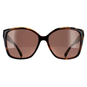 Michael Kors Sunglasses MK2201 Malia 395173 Dark Tortoise and Cream Tortoise Brown