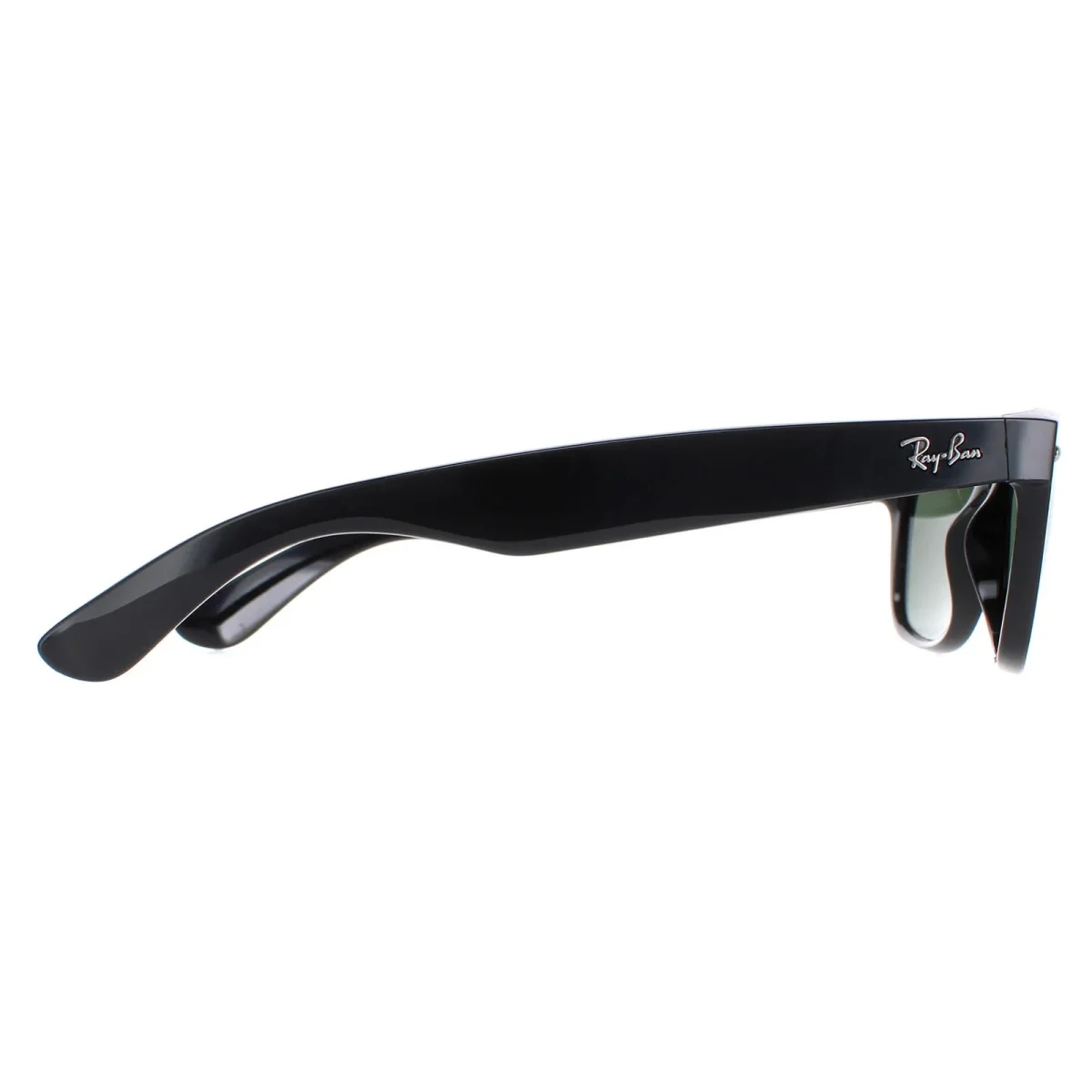 Ray-Ban Sunglasses New Wayfarer 2132 901 Gloss Black Green G-15 Small 52mm - Image 5