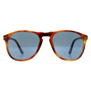 Persol Sunglasses 9649 96/56 Terra Di Siena Light Blue