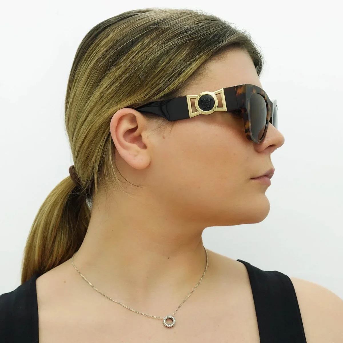 Versace Sunglasses VE4415U 511963 Havana Dark Bronze - Image 8