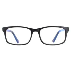 Montana Reading Glasses BLF73 Matte Black Blue Light Block +3.50