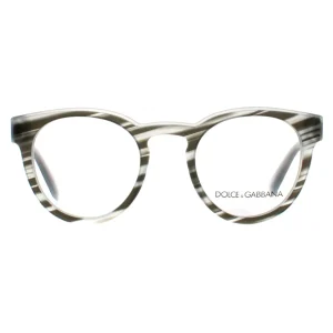 Dolce and Gabbana Glasses Frames 3251 3051 Striped Azure Men 47mm