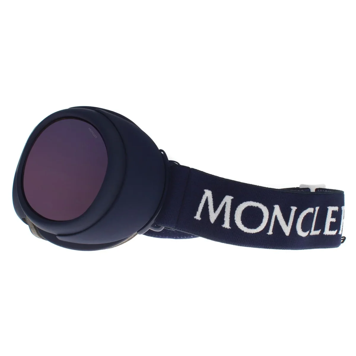 Moncler Ski Goggles ML0130 91X Matte Blue Blue Mirror - Image 3