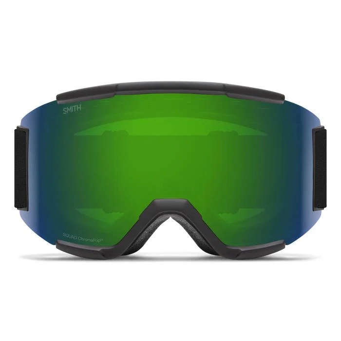 Smith Ski Goggles Squad 2QJ MK Black ChromaPop Sun Green Mirror - Image 3