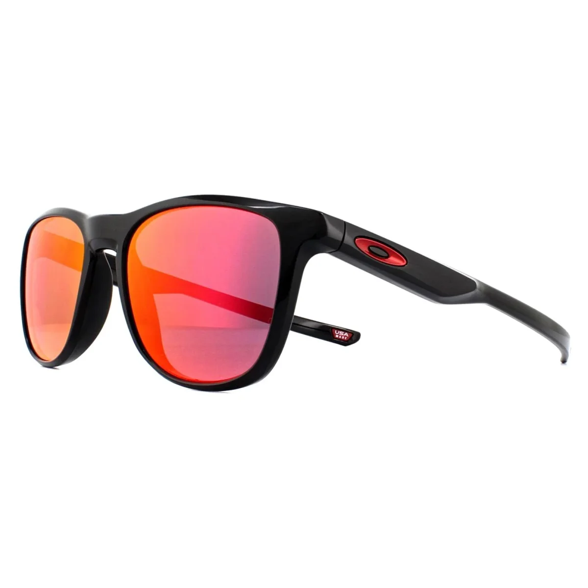 Oakley Sunglasses Trillbe X OO9340-02 Polished Black Ruby Iridium - Image 3