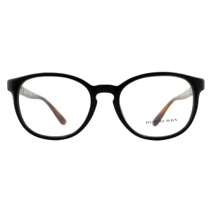 Burberry Glasses Frames BE 2241 3001 Black 52mm Womens