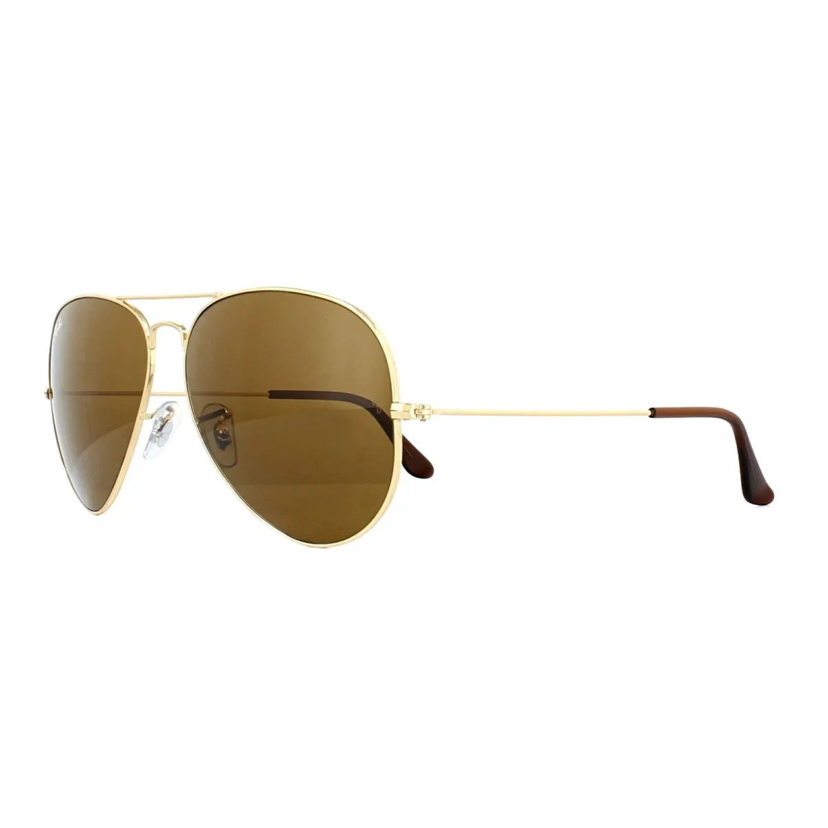 Ray-Ban Sunglasses Aviator 3025 001/33 Gold Brown 62mm - Image 3