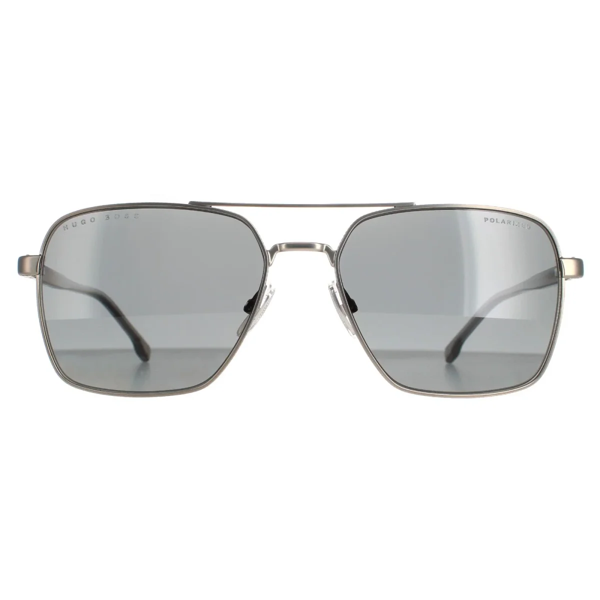Hugo Boss Sunglasses BOSS 1045/S R81 M9 Matte Ruthenium Grey Polarized - Image 2