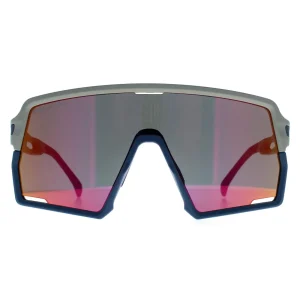 Rudy Project Sunglasses Kelion SP853897 C000 American Magic Matte Light Grey MLS Red