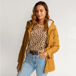 BLUSÃO BILLABONG FACILITI ANTIQUE GOLD