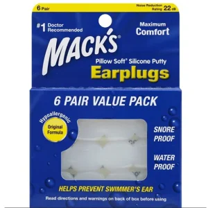 MACK’S PILLOW SOFT – VALUE PACK – 6 PAIR BOX
