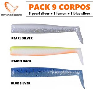 Pack Savage Gear LB Sandeel (9 corpos)