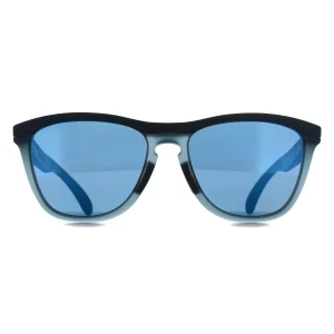 Oakley Sunglasses Frogskins Range OO9284-19 Matte Black Prizm Sapphire