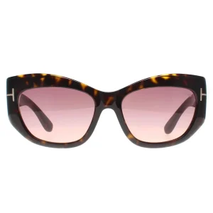 Tom Ford Sunglasses Brianna FT1065 52T Dark Havana Bordeaux Gradient