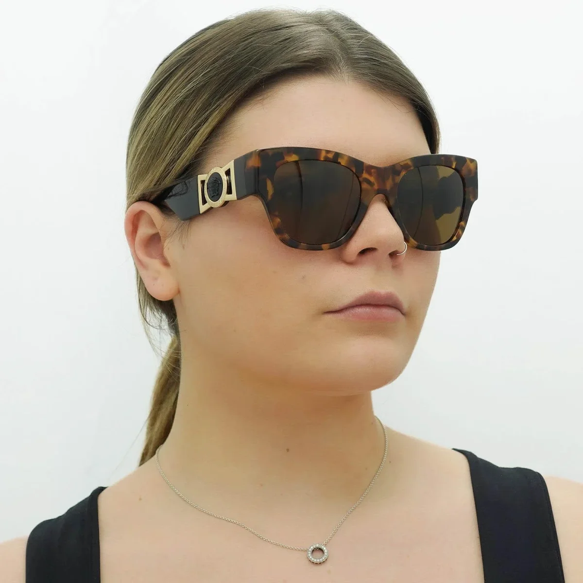 Versace Sunglasses VE4415U 511963 Havana Dark Bronze - Image 7